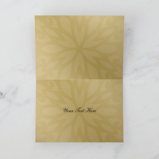 Merci de mariage d'hiver bleu (Intérieur)