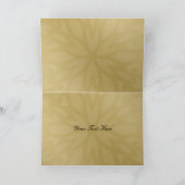 Merci de mariage d'hiver noir (Intérieur)