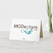 Merci de mariage d'hiver rouge (Dos)