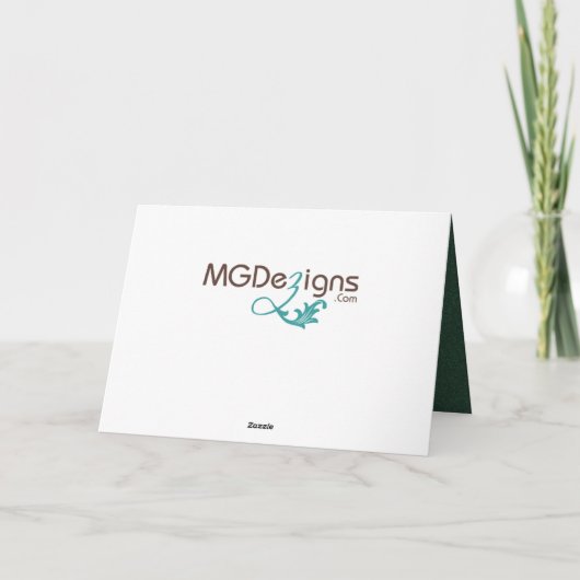 Merci de mariage d'hiver Silver vert (Dos)