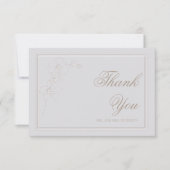 Merci de Mariage ivoire de cadre d'orchidée Faux (Devant)