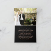 Merci de Mariage or Rose de l'étincelle Confetti (Intérieur)