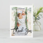 Merci de Mariage photo à la main (Debout devant)