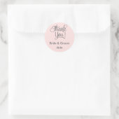 Merci de mariage préférence autocollant (Sac)