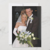 Merci de Mariage rétro vintage (Dos)