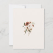 Merci de Mariage rose rose roux (Dos)