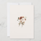 Merci de Mariage rose rose roux (Dos)