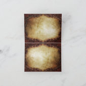 merci de mariage rustique vintage western country (Intérieur)