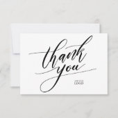 Merci de marque de la calligraphie (Devant)