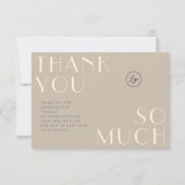 Merci De Marque Moderne Avec Votre Carte Logo (Devant)