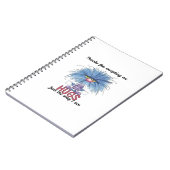 Merci de m'avoir accepté Cahier à spirale Fuzzy Hu (Côté gauche)