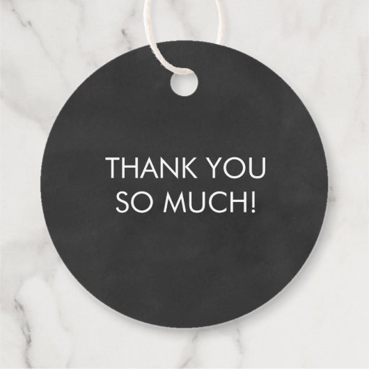 Merci de m'avoir aidé à développer une étiquette c (Dos)