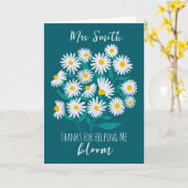 Merci de m'avoir aidé à éclore Carte modifiable |  (Fleur jaune)