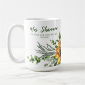 Merci de m'avoir aidé à éclore Mug Sunflower (Gauche)