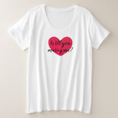 merci de me marier ? tee de dalDesignNZ (4xl) (Design devant)