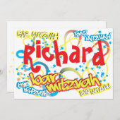 Merci de Mitzvah de barre de graffiti (Devant / Derrière)