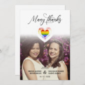 Merci de mode LGBT Arc-en-ciel de Fierté Photo de