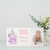 Merci de naissance de l'éléphant (Debout devant)