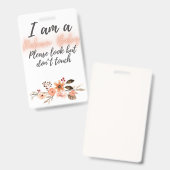 Merci de ne pas toucher Badge pour siège auto de p (Avant & arrière)