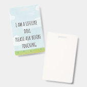 Merci de ne pas toucher Badge pour siège auto de p (Avant & arrière)