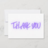 Merci de néon violet tendance (Devant)