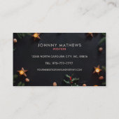 Merci de Noël Carte de visite (Dos)