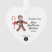 Merci de Noël d'entreprise Santé Héros Ce (dos)