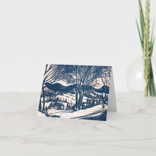 Merci de Noël vintage (Devant)