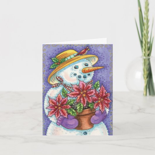 Merci de Noël vintage (Devant)