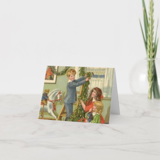 Merci de Noël vintage (Devant)