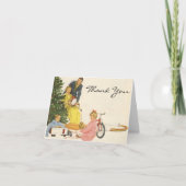 Merci de Noël vintage (Devant)