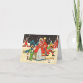 Merci de Noël vintage (Devant)