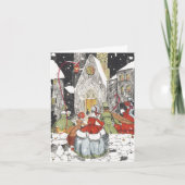 Merci de Noël vintage (Devant)