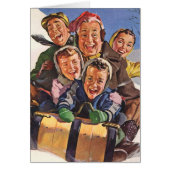 Merci de Noël vintage (Devant)