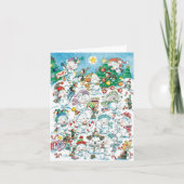 Merci de Noël vintage (Devant)