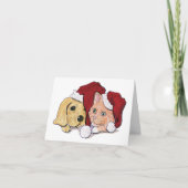 Merci de Noël vintage (Devant)