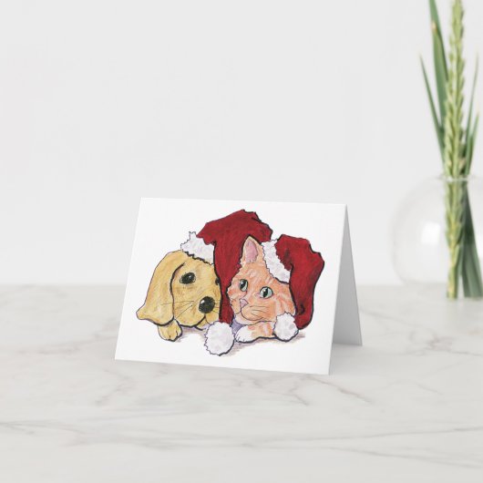 Merci de Noël vintage (Devant)