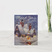 Merci de Noël vintage (Devant)