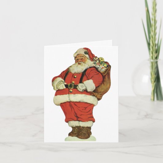 Merci de Noël vintage (Devant)