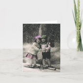 Merci de Noël vintage (Devant)