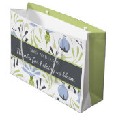 Merci De Nous Aider À Bloom Enseignant Sac Cadeau (Devant Angle)