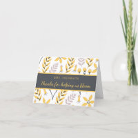 Merci De Nous Aider À Bloom Teacher Greeting Card