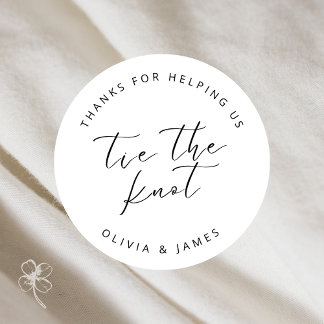 Merci De Nous Aider À Cravate Les Stickers Knot