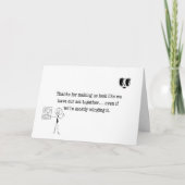 Merci de nous avoir fait paraître compétents (Devant)