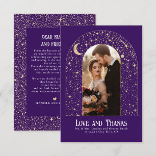 Merci de nuit étoilé céleste et mystique