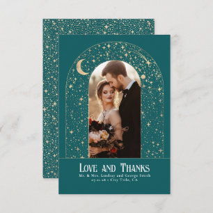 Merci de nuit étoilé céleste et mystique