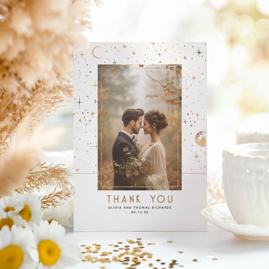 Merci de nuit étoilé céleste et mystique