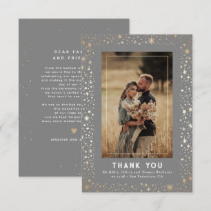 Merci de nuit étoilé céleste et mystique