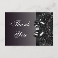 Merci de paillettes imprimé par noir d'arc et de