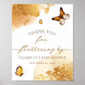 Merci de papillon Boho pour la farce par affiche (Devant)